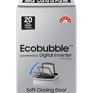 Samsung 7 kg, Eco Bubble Technology, Digital Inverter Motor, Soft Closing Door, Fully-Automatic Top Load Washing Machine (WA70BG4441YYTL, Lavender Gray)